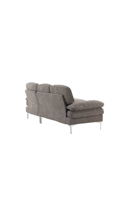 Remis 3 - Sitzer Sofa - dunkelgrau/Polyester - 3 - Sitzer Sofas - ALVAHOME
