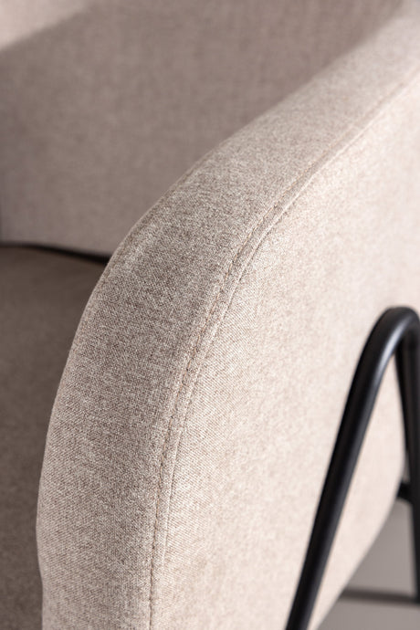 Rika Sessel - beige/Polyester - Sessel - ALVAHOME
