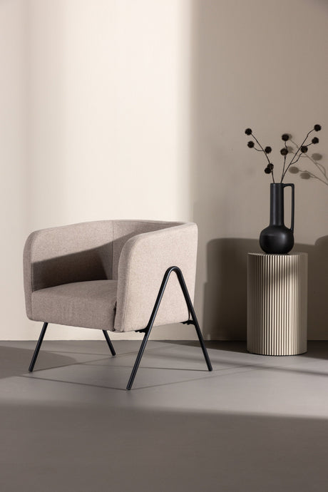 Rika Sessel - beige/Polyester - Sessel - ALVAHOME
