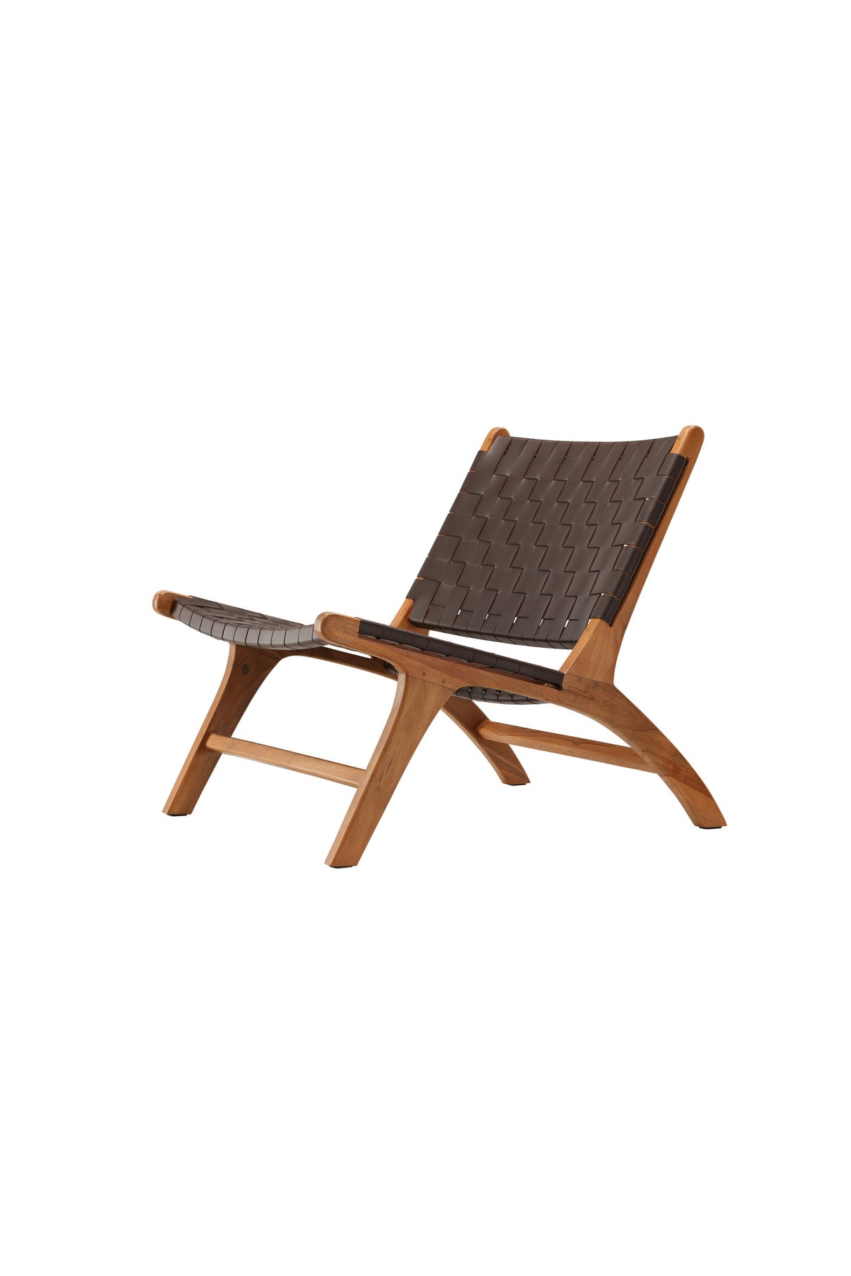 Rike Lounge - Stuhl - braun/Teak - Lounge - Stühle - ALVAHOME