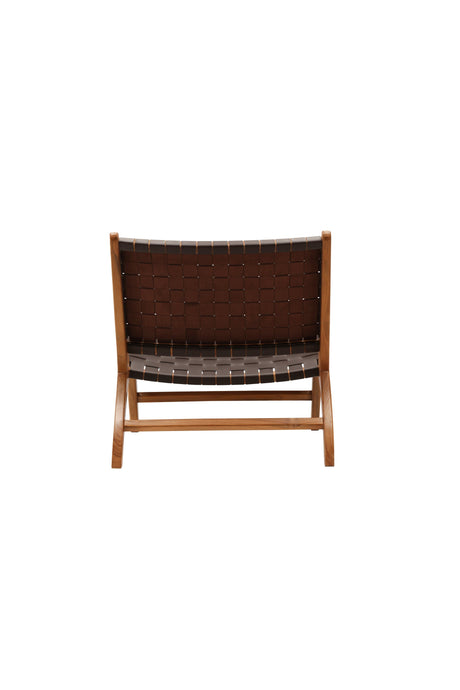 Rike Lounge - Stuhl - braun/Teak - Lounge - Stühle - ALVAHOME