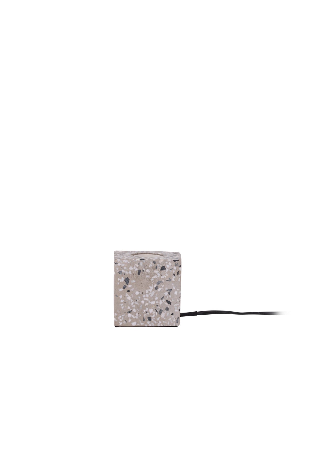 Rilche Tischlampe - weiß/Terrazzo - Tischlampen - ALVAHOME