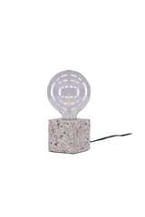 Rilche Tischlampe - weiß/Terrazzo - Tischlampen - ALVAHOME