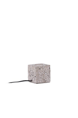 Rilche Tischlampe - weiß/Terrazzo - Tischlampen - ALVAHOME