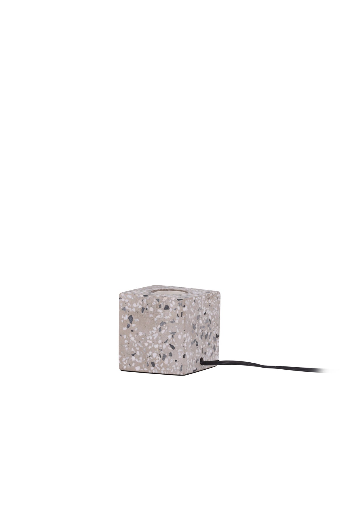 Rilche Tischlampe - weiß/Terrazzo - Tischlampen - ALVAHOME