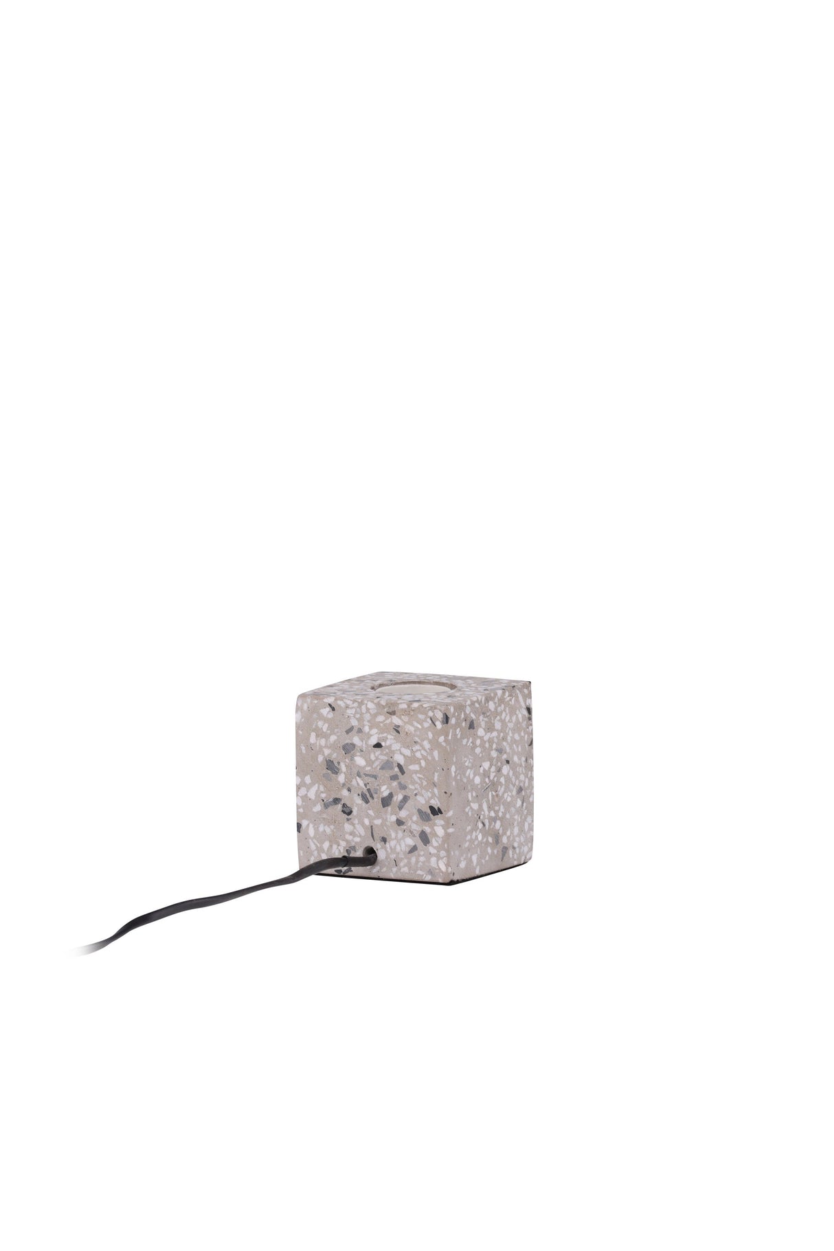Rilche Tischlampe - weiß/Terrazzo - Tischlampen - ALVAHOME