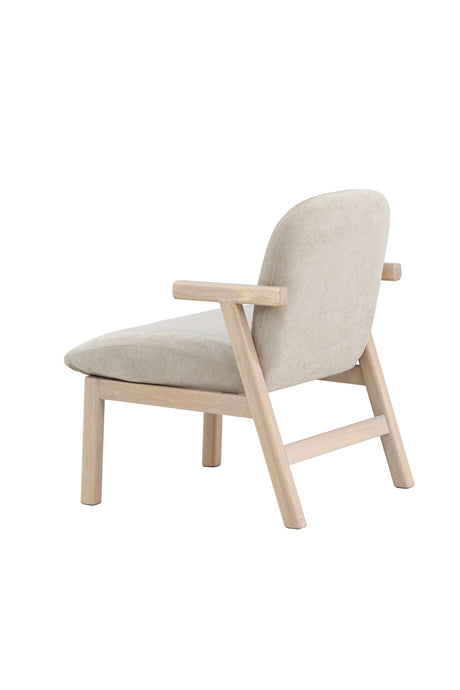 Rile Sessel - beige/Gummiholz - Sessel - ALVAHOME