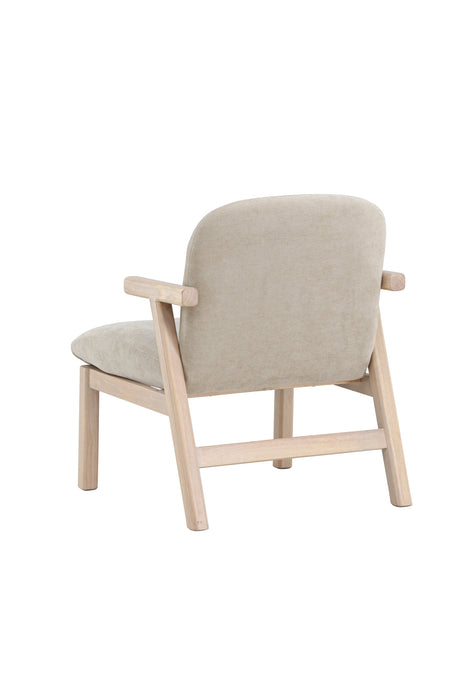 Rile Sessel - beige/Gummiholz - Sessel - ALVAHOME