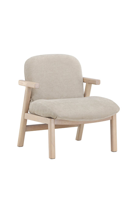 Rile Sessel - beige/Gummiholz - Sessel - ALVAHOME