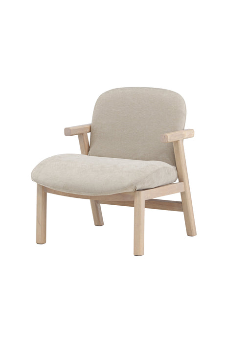 Rile Sessel - beige/Gummiholz - Sessel - ALVAHOME