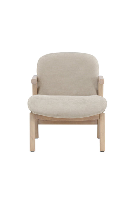 Rile Sessel - beige/Gummiholz - Sessel - ALVAHOME