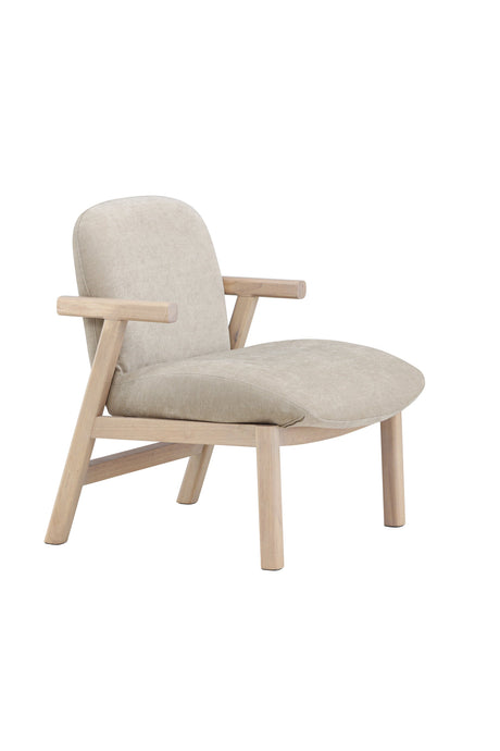 Rile Sessel - beige/Gummiholz - Sessel - ALVAHOME