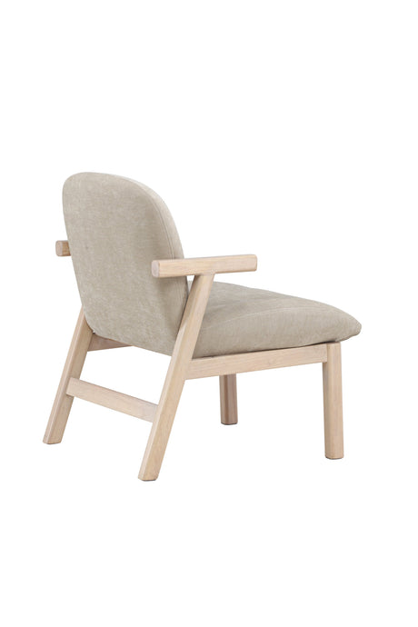Rile Sessel - beige/Gummiholz - Sessel - ALVAHOME