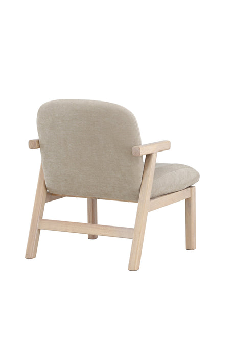 Rile Sessel - beige/Gummiholz - Sessel - ALVAHOME