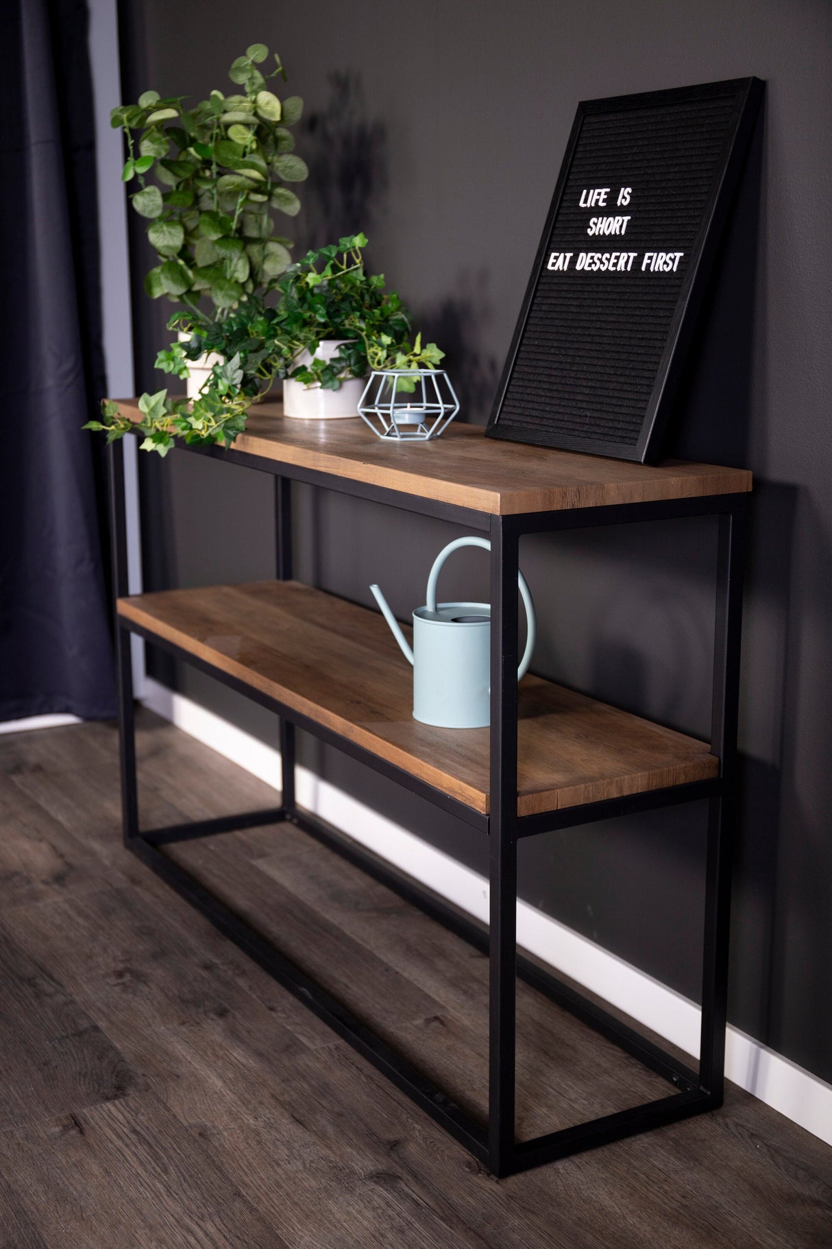 Rise Beistelltisch - walnuss/Papier - Laminat - Beistelltische - ALVAHOME