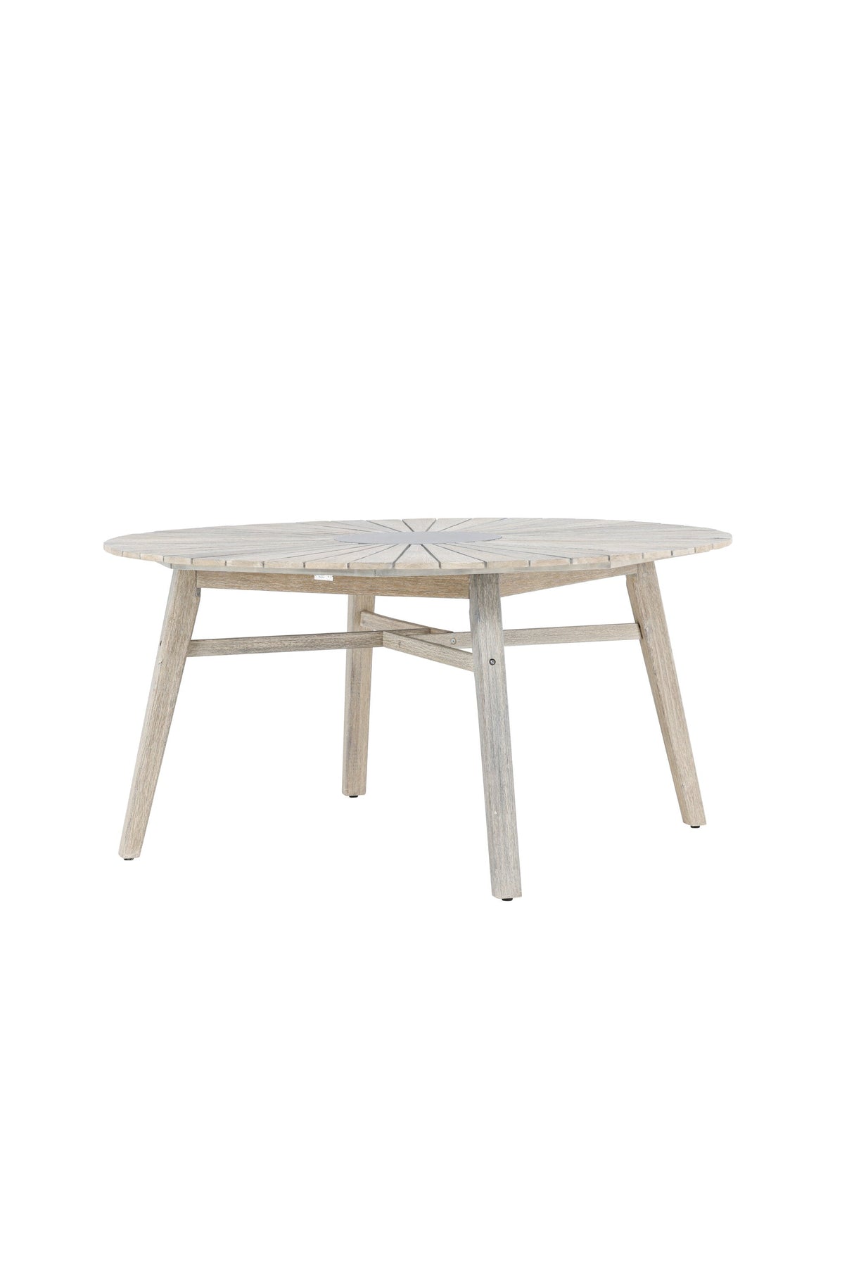 Rives Outdoor - Esstisch rund - hellgrau/Akazie - Outdoor - Esstische (rund) - ALVAHOME