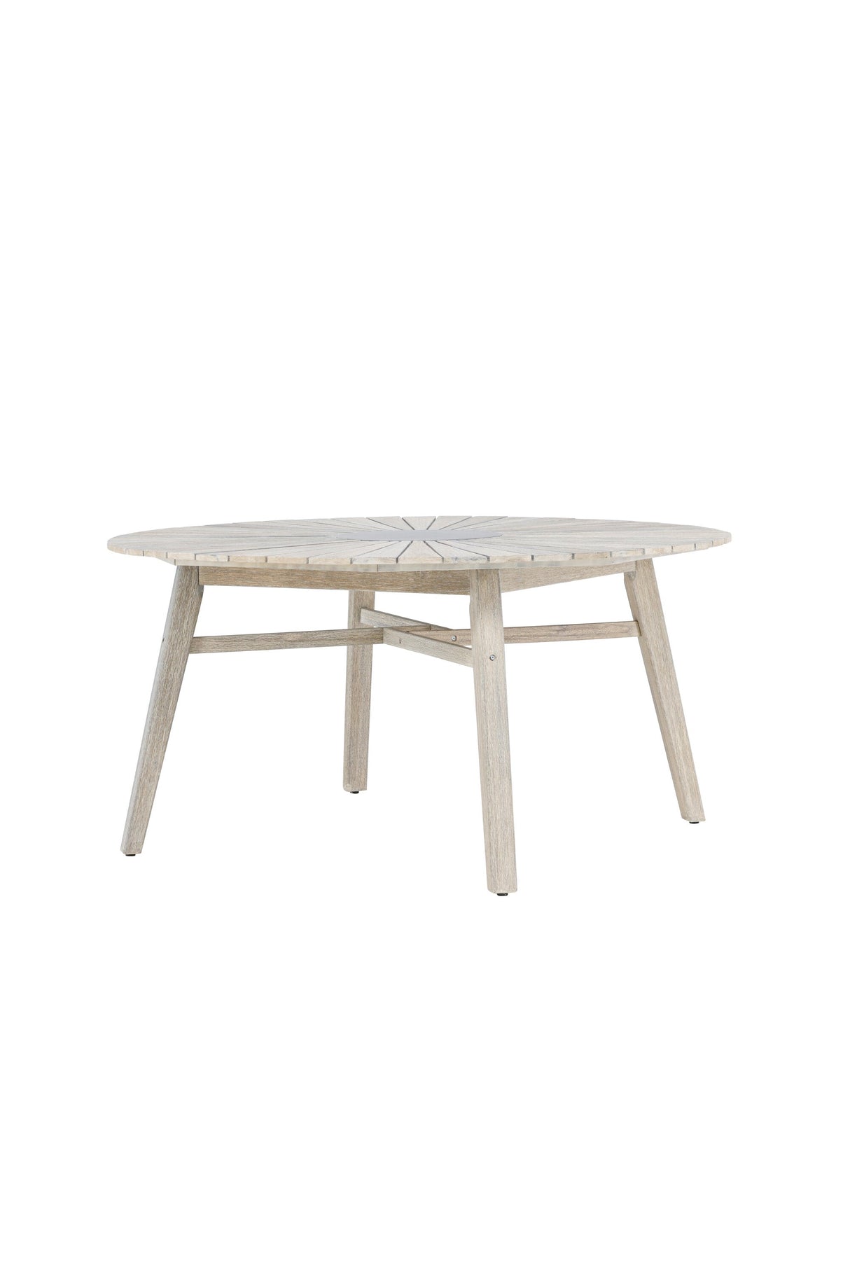 Rives Outdoor - Esstisch rund - hellgrau/Akazie - Outdoor - Esstische (rund) - ALVAHOME