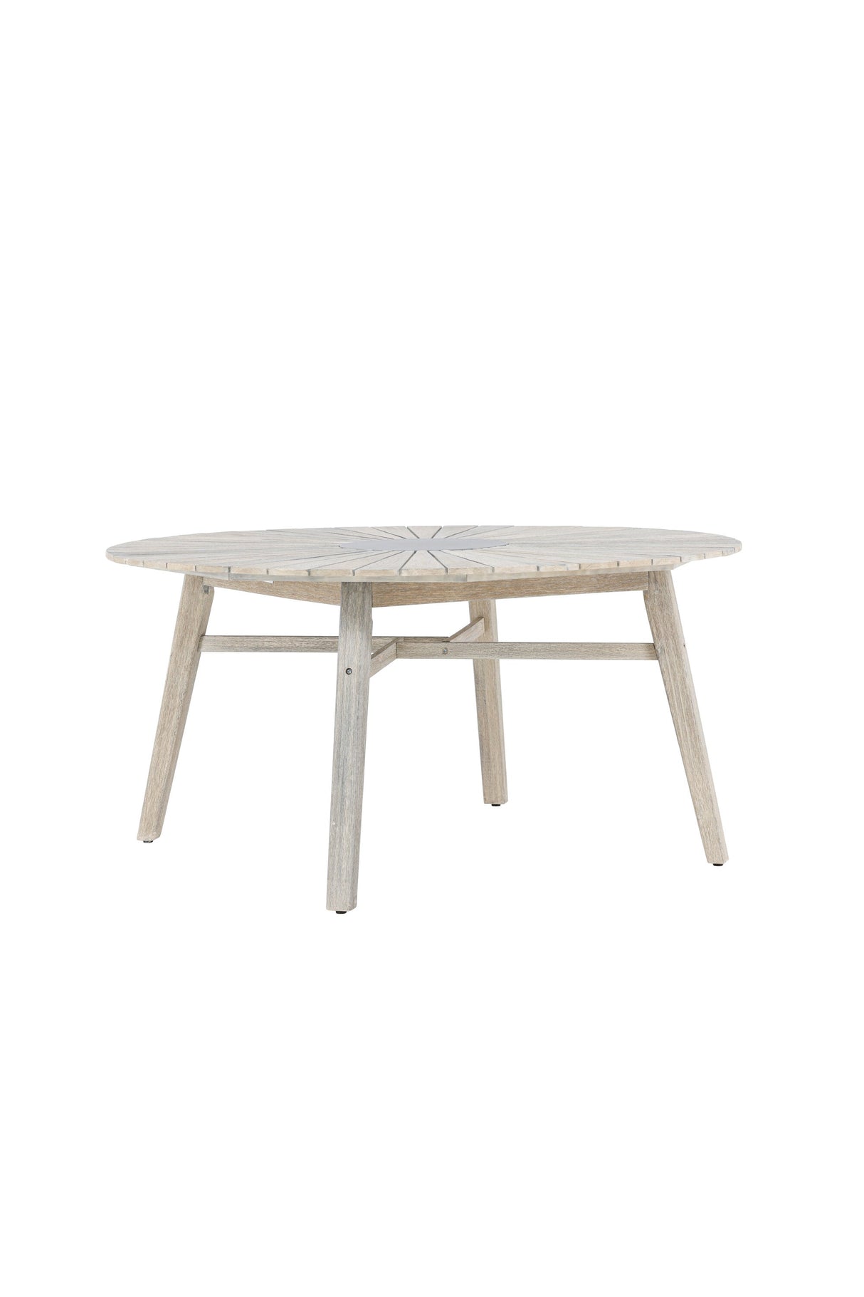 Rives Outdoor - Esstisch rund - hellgrau/Akazie - Outdoor - Esstische (rund) - ALVAHOME