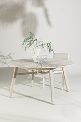 Rives Outdoor - Esstisch rund - hellgrau/Akazie - Outdoor - Esstische (rund) - ALVAHOME