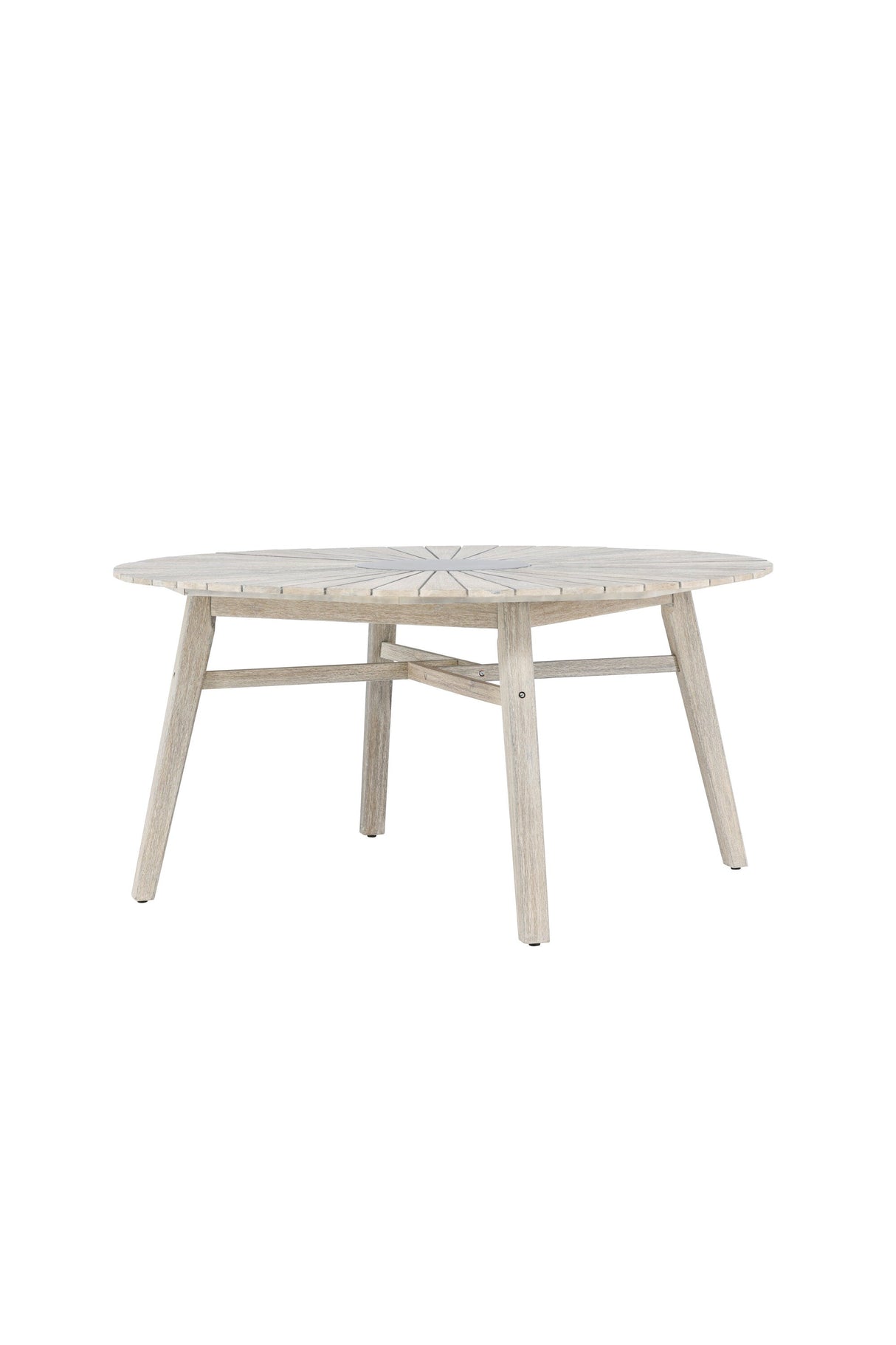 Rives Outdoor - Esstisch rund - hellgrau/Akazie - Outdoor - Esstische (rund) - ALVAHOME