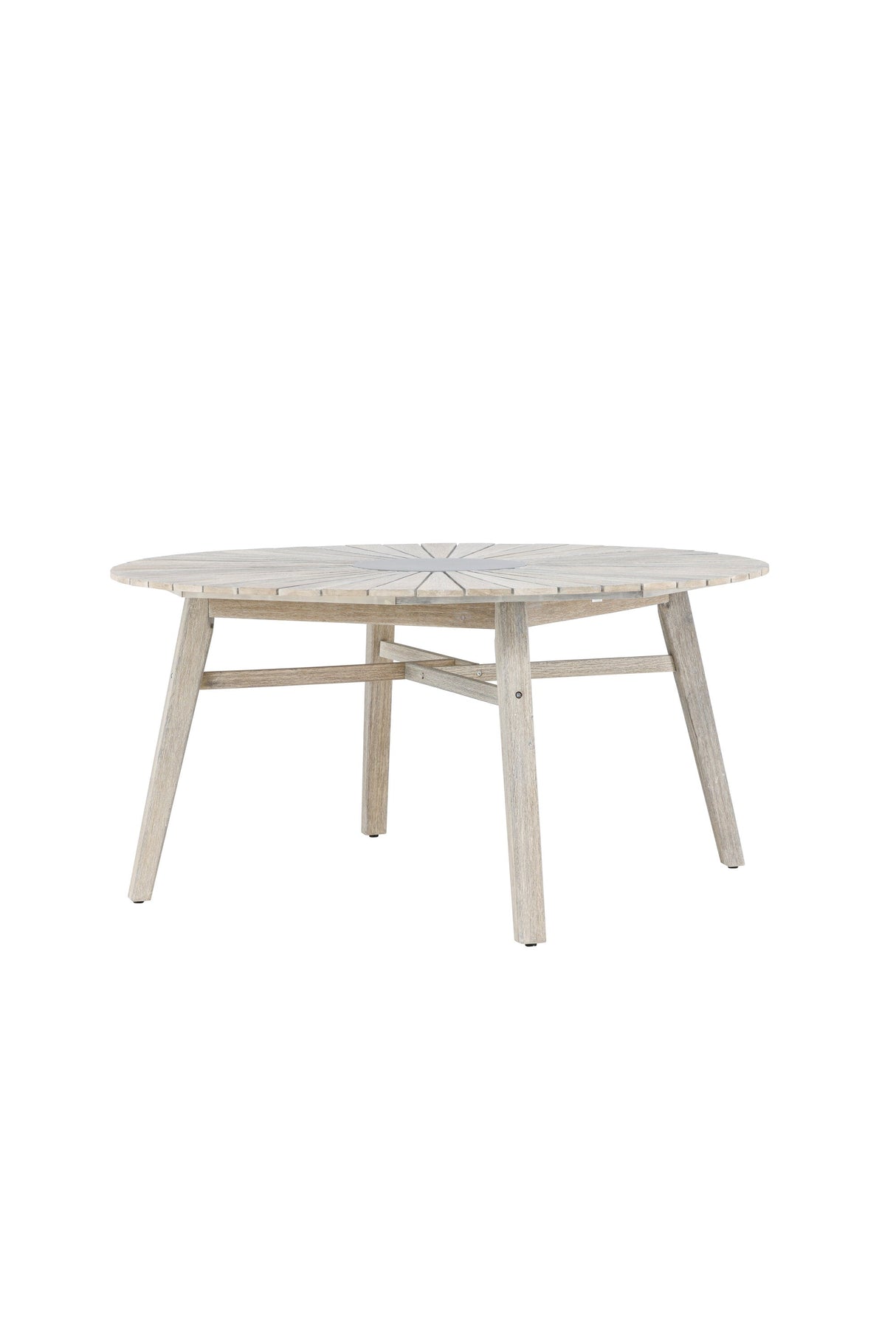 Rives Outdoor - Esstisch rund - hellgrau/Akazie - Outdoor - Esstische (rund) - ALVAHOME