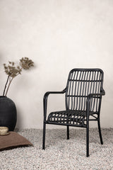 Rizal Outdoor Lounge - Stuhl - schwarz/Aluminum - Accent Chair - ALVAHOME