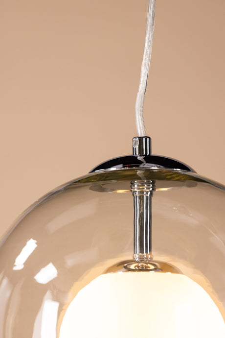 Roche Pendelleuchte - grau/Glas - Pendelleuchten - ALVAHOME