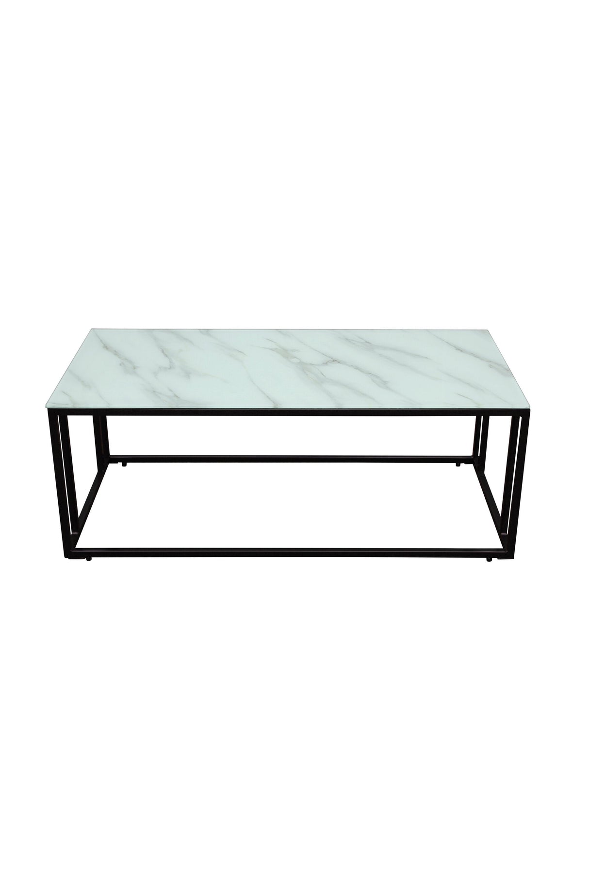 Rock 2.0 Couchtisch - weiß/Glas - Couchtische - ALVAHOME