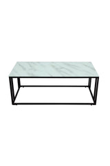 Rock 2.0 Couchtisch - weiß/Glas - Couchtische - ALVAHOME