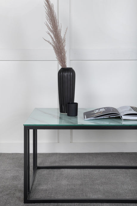 Rock 2.0 Couchtisch - weiß/Glas - Couchtische - ALVAHOME