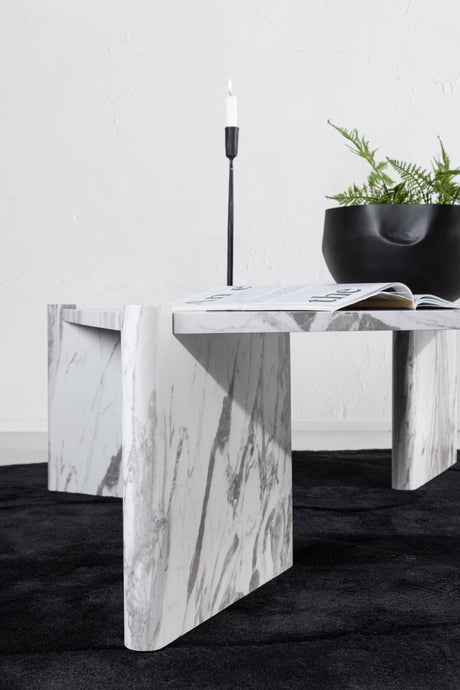 Rogaland Couchtisch - weiß/MDF - Couchtische - ALVAHOME