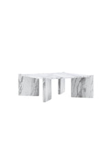 Rogaland Couchtisch - weiß/MDF - Couchtische - ALVAHOME