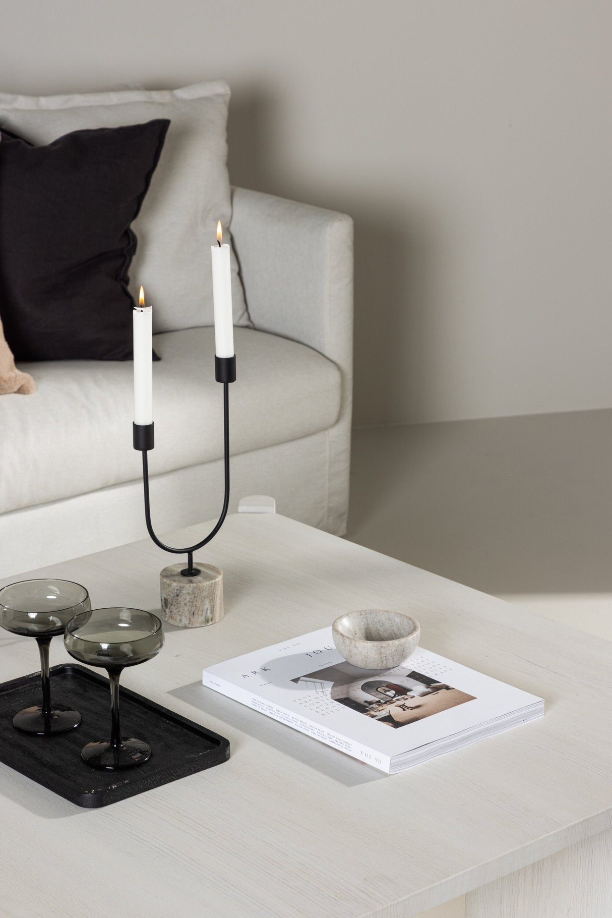 Rogaland Couchtisch - white - wash/MDF - Couchtische - ALVAHOME