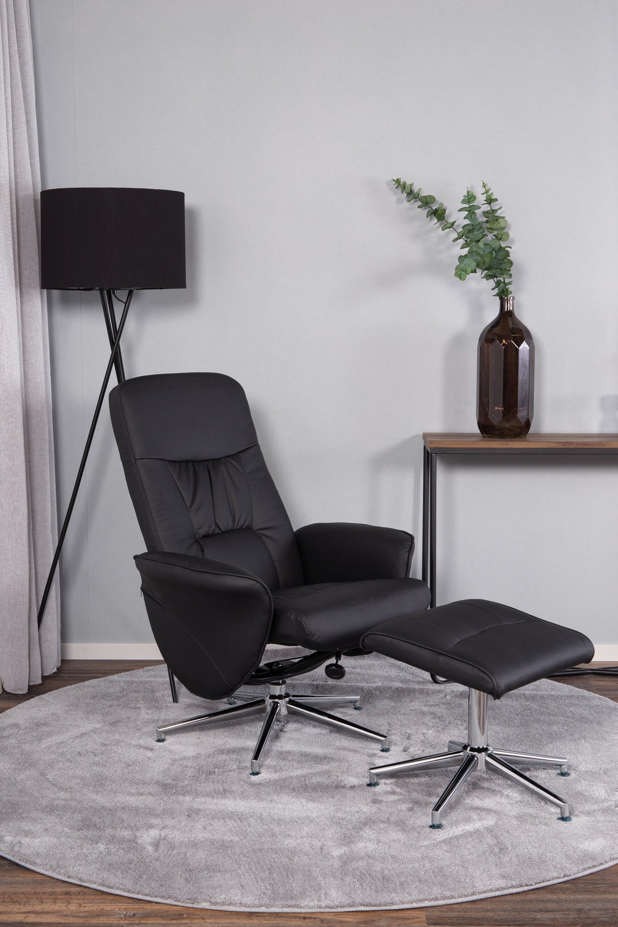 Rolf Relaxsessel - schwarz/PU - Relaxsessel - ALVAHOME