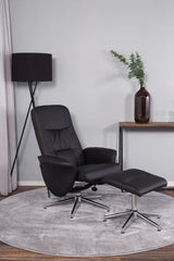 Rolf Relaxsessel - schwarz/PU - Relaxsessel - ALVAHOME