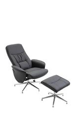 Rolf Relaxsessel - schwarz/PU - Relaxsessel - ALVAHOME