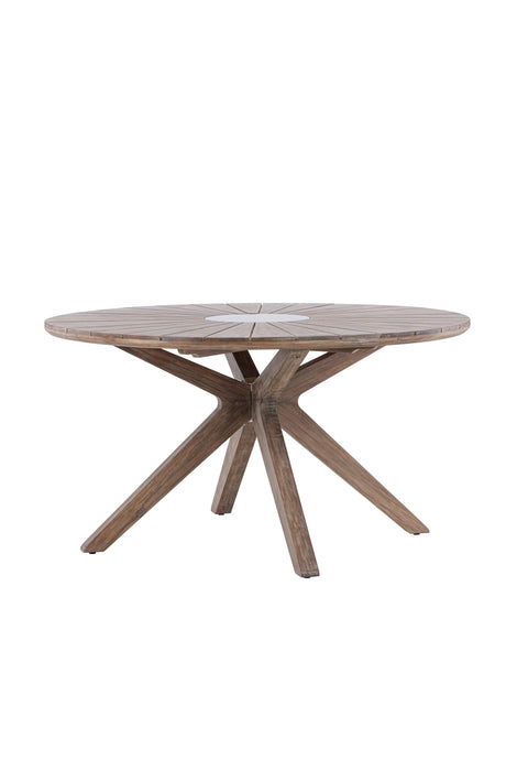 Rosario Outdoor - Esstisch rund - braun/Akazie - Outdoor - Esstische (rund) - ALVAHOME