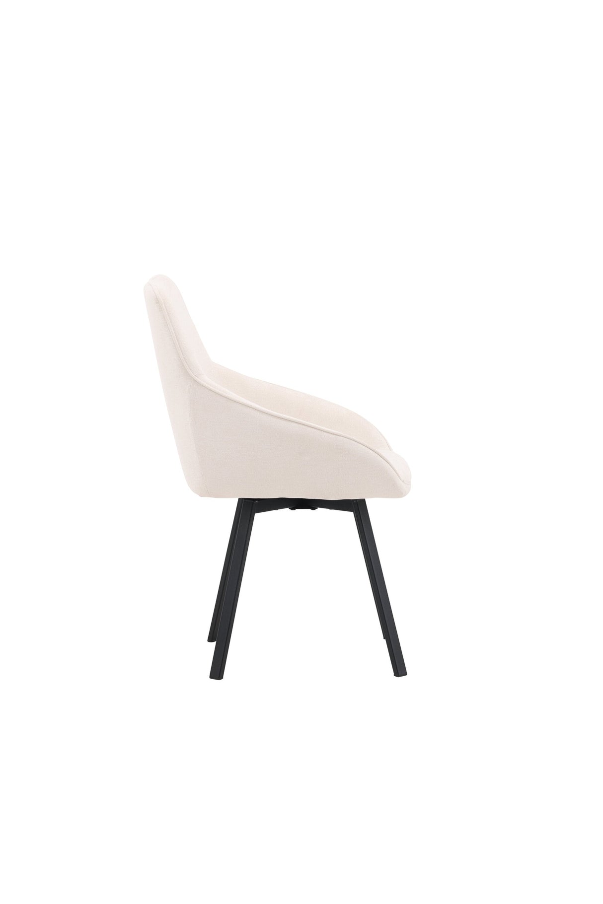 Rosie Esszimmerstuhl - beige/Stahl - Essstühle - ALVAHOME