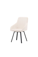 Rosie Esszimmerstuhl - beige/Stahl - Essstühle - ALVAHOME