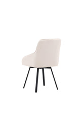 Rosie Esszimmerstuhl - beige/Stahl - Essstühle - ALVAHOME