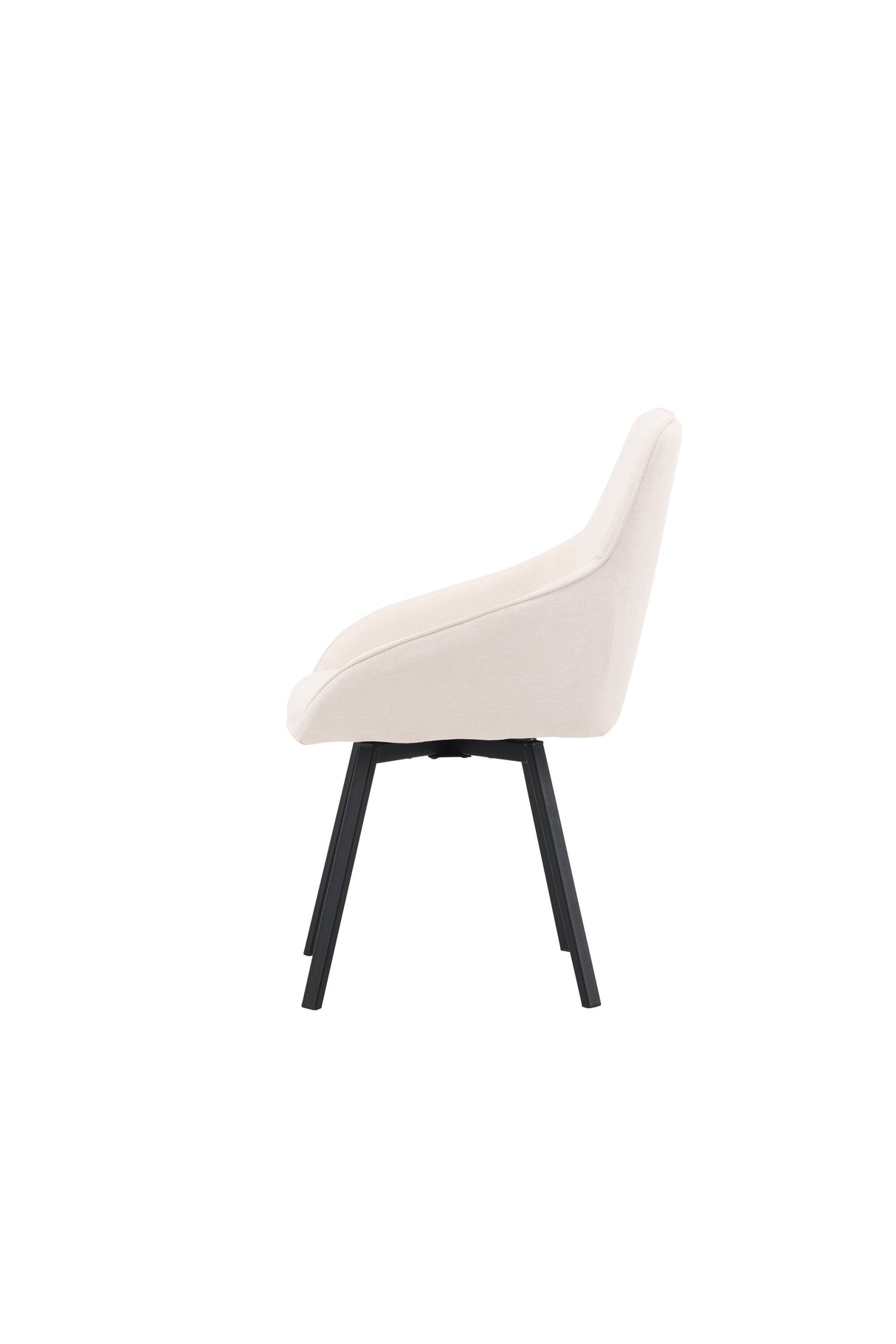 Rosie Esszimmerstuhl - beige/Stahl - Essstühle - ALVAHOME