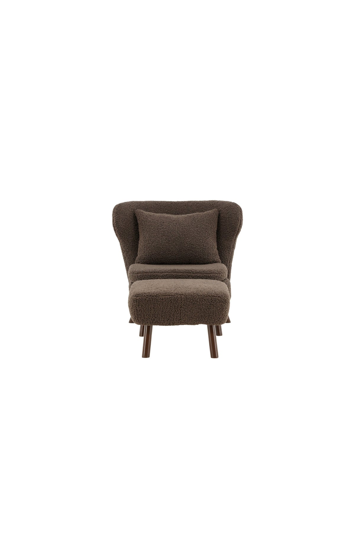 Ryxö Lounge - Stuhl - braun/Polyester - Teddy - Lounge - Stühle - ALVAHOME