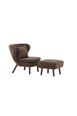 Ryxö Lounge - Stuhl - braun/Polyester - Teddy - Lounge - Stühle - ALVAHOME