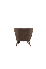 Ryxö Lounge - Stuhl - braun/Polyester - Teddy - Lounge - Stühle - ALVAHOME