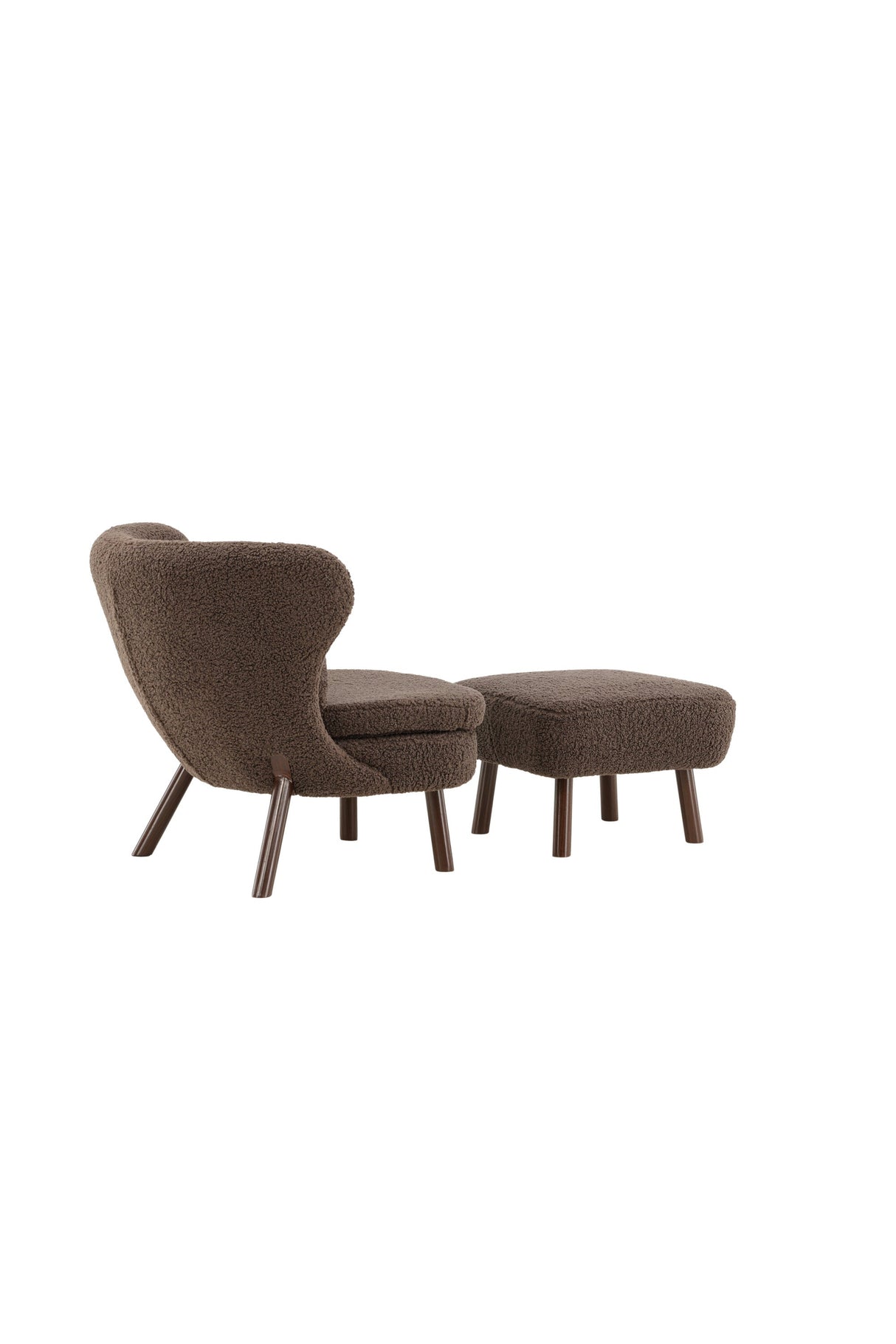 Ryxö Lounge - Stuhl - braun/Polyester - Teddy - Lounge - Stühle - ALVAHOME