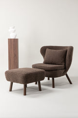 Ryxö Lounge - Stuhl - braun/Polyester - Teddy - Lounge - Stühle - ALVAHOME