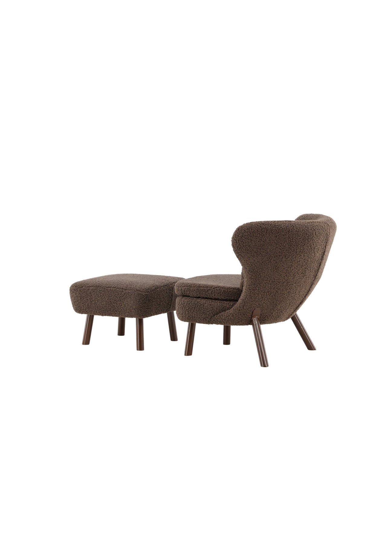 Ryxö Lounge - Stuhl - braun/Polyester - Teddy - Lounge - Stühle - ALVAHOME