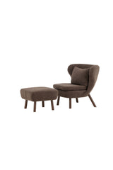 Ryxö Lounge - Stuhl - braun/Polyester - Teddy - Lounge - Stühle - ALVAHOME