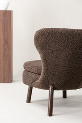 Ryxö Lounge - Stuhl - braun/Polyester - Teddy - Lounge - Stühle - ALVAHOME