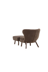 Ryxö Lounge - Stuhl - braun/Polyester - Teddy - Lounge - Stühle - ALVAHOME